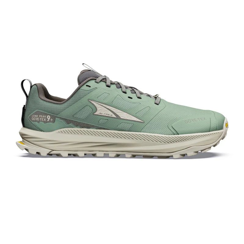 Lone Peak 9+ GTX Trailschuh Herren - grün, beige