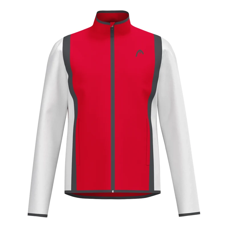 Club 25 Jacket Men Trainingsjacke Herren-Rot,Weiß