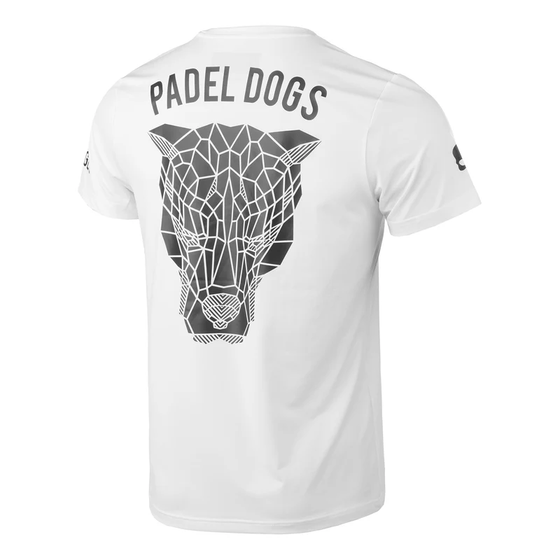 Tech Dogs T-Shirt Herren-Weiß,Schwarz