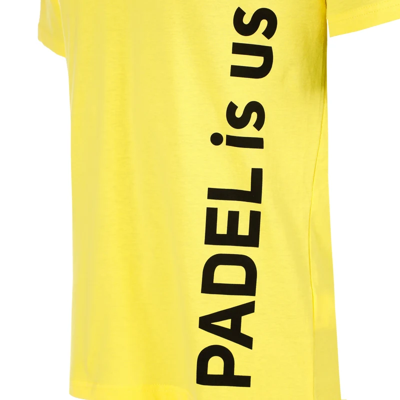 Padel Is Us T-Shirt Herren-Gelb,Schwarz