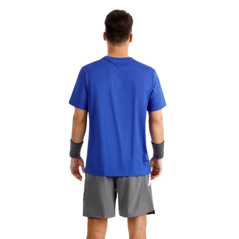 Receiver Embossed T-Shirt Herren - blau, weiß