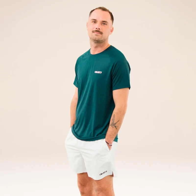 Performance Solid T-Shirt Herren - dunkelgrün