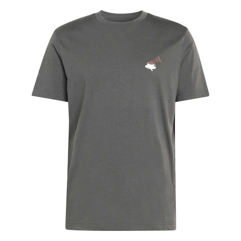 Cheesecake Graphic T-Shirt Herren - dunkelgrau, weiß