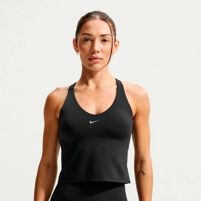 Dri-Fit Medium Support Tank-Top Damen - schwarz, anthrazit