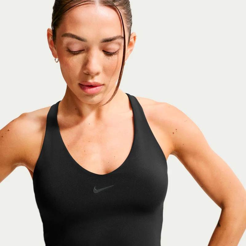 Dri-Fit Medium Support Tank-Top Damen - schwarz, anthrazit