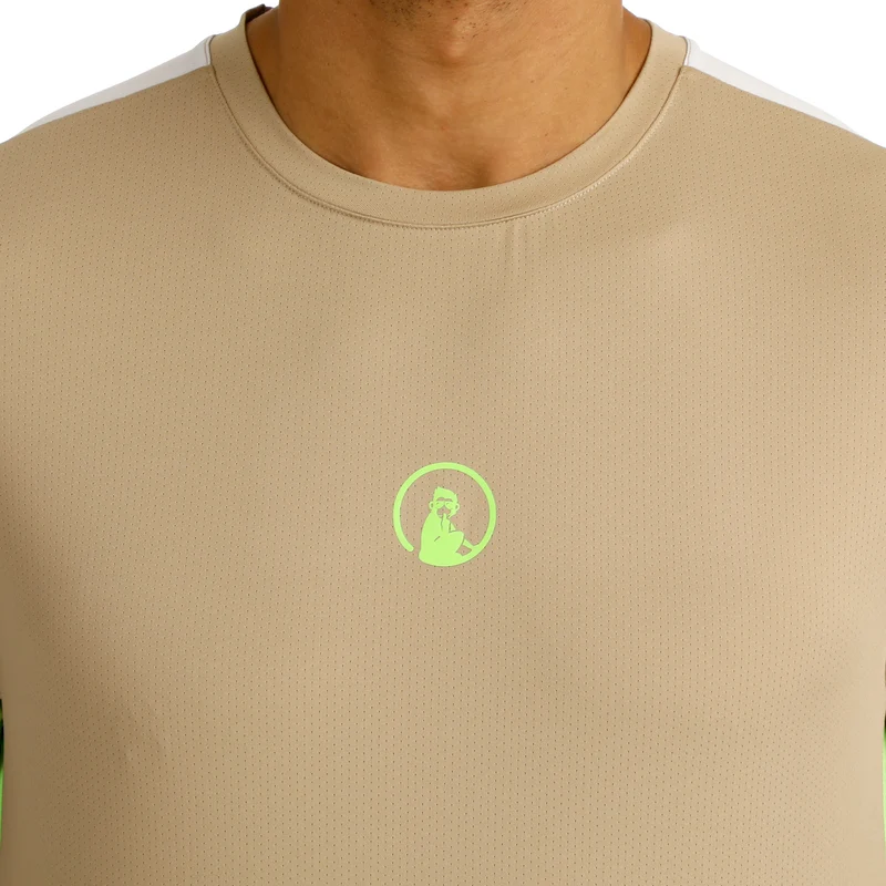 Wild Receiver Verti T-Shirt Herren-Beige,Mehrfarbig