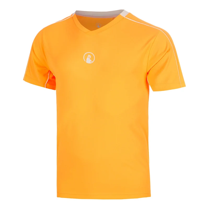 Glow Topspin V-Neck T-Shirt Herren - orange