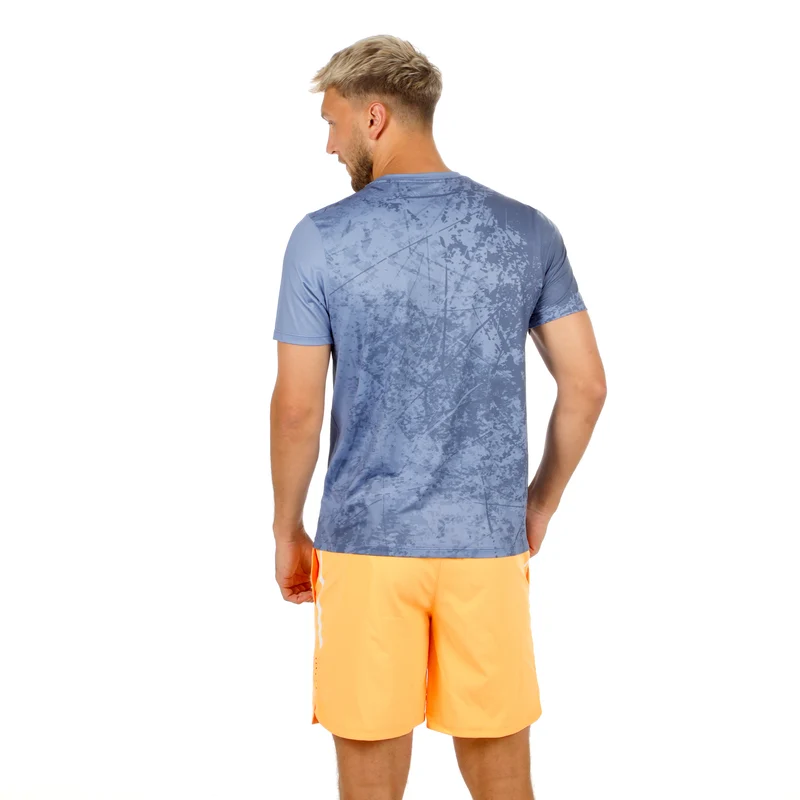 Glow Receiver Scrubbled T-Shirt Herren - blau