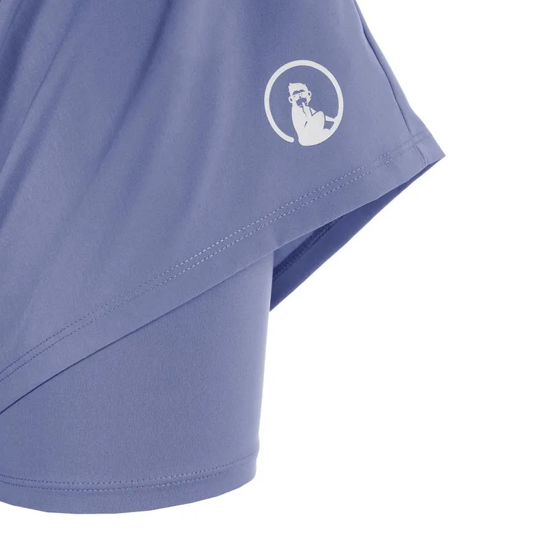 Glow Rematch 2In1 Shorts Damen - blau