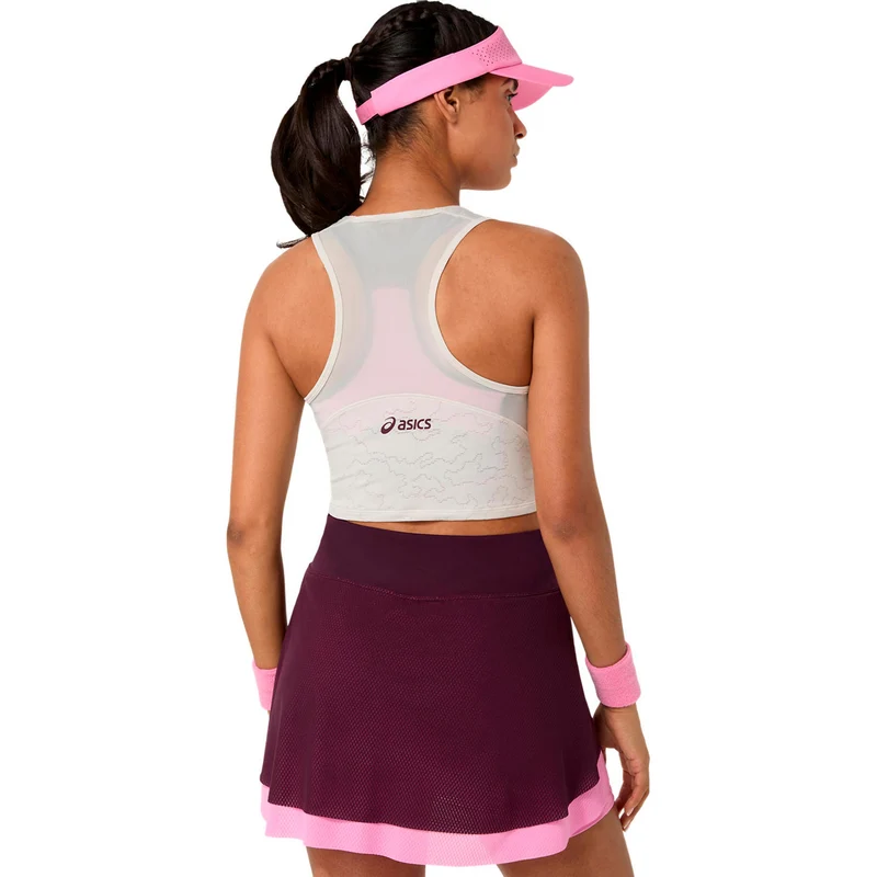 Match Jacquard Tank-Top Damen - beige