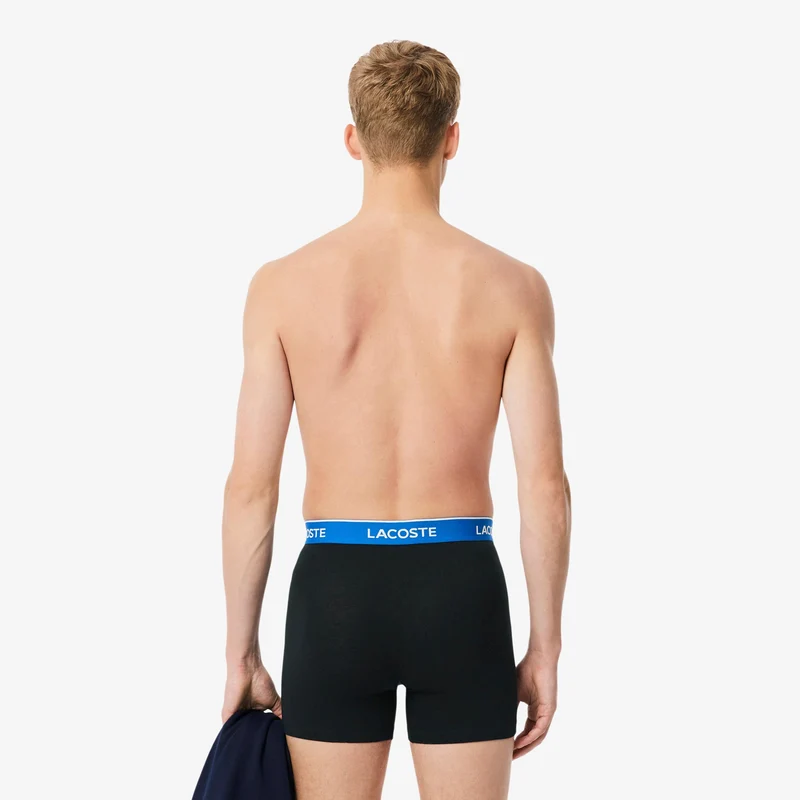 Boxer Short 3er Pack Herren - schwarz, blau