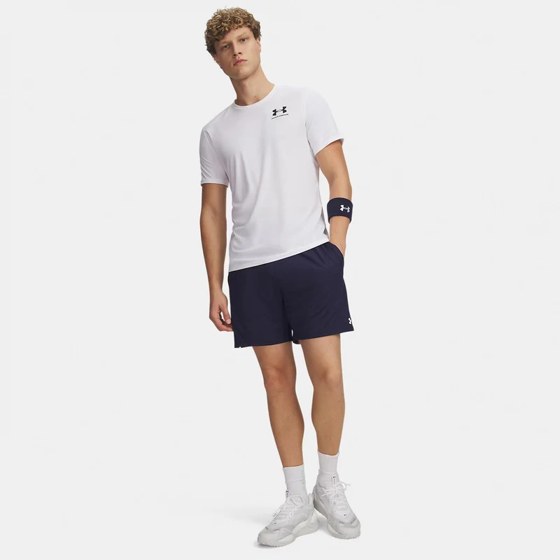 Tech Vent 7in Shorts Herren - blau, weiß
