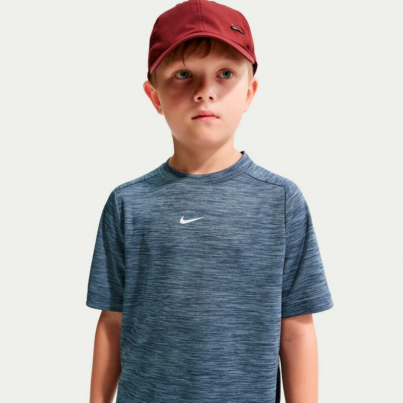Dri-FIT Multi Heather T-Shirt Kinder - dunkelblau