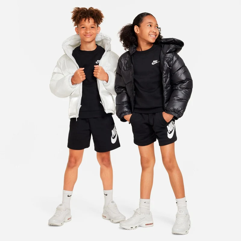 Club Fleece Sweatshirt Kinder - schwarz