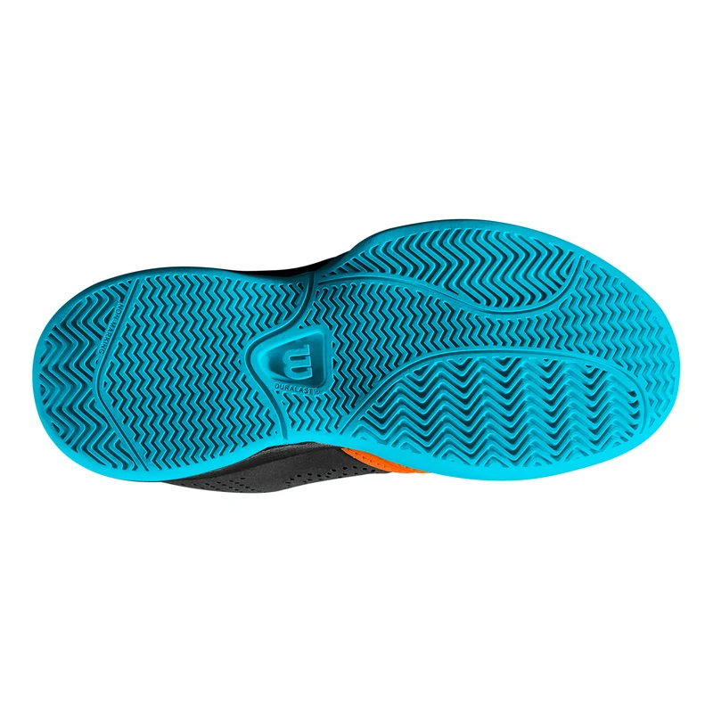 Kaos Padelschuh Kinder-Orange,Türkis