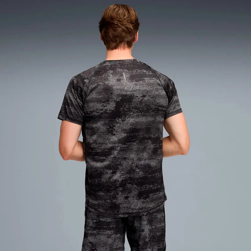 Velocity AOP Laufshirt Herren - schwarz