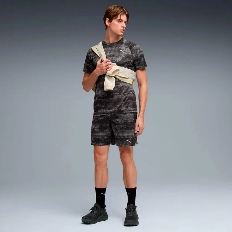 Velocity AOP Laufshirt Herren - schwarz