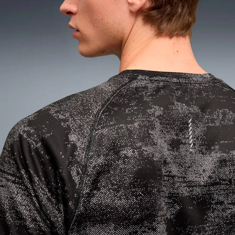 Velocity AOP Laufshirt Herren - schwarz