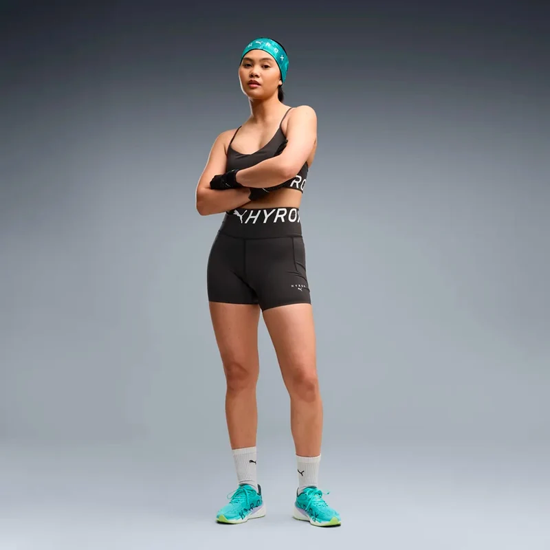 HYROX PWRMODE 4in Lauftight Damen - schwarz