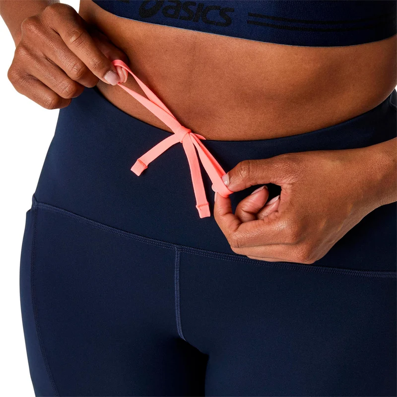 Road High Waist Lauftight Damen - dunkelblau