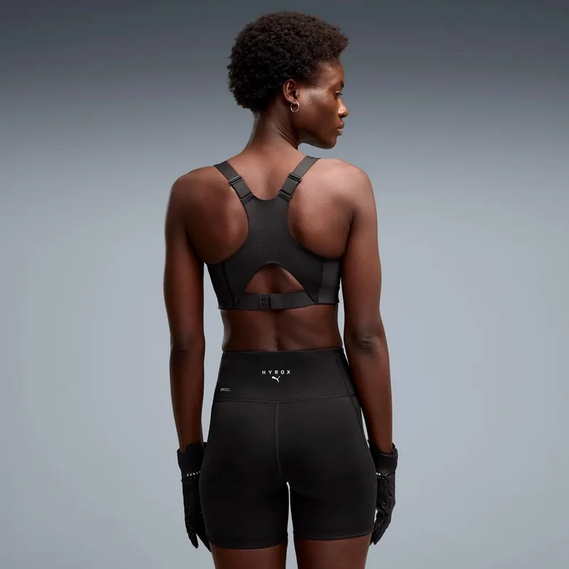 HYROX PWRMODE Sport-BH Damen - schwarz