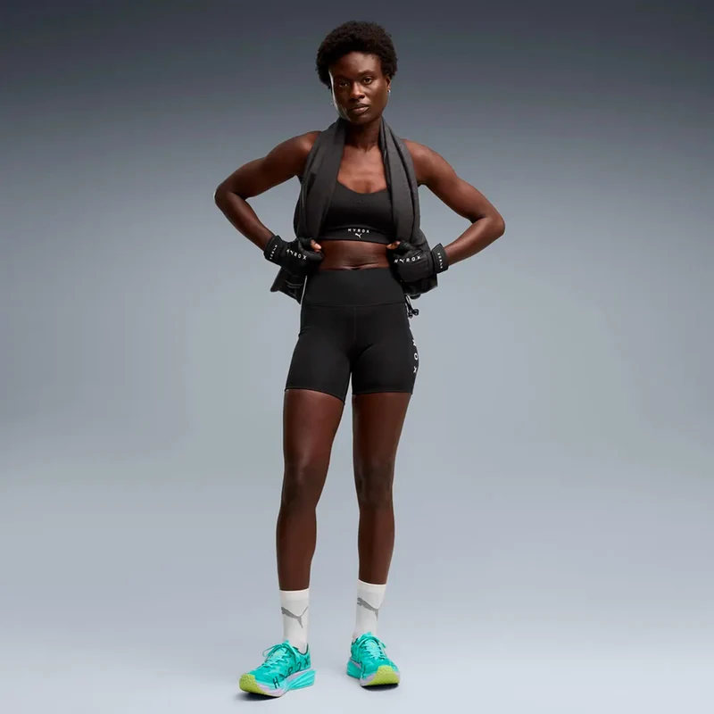 HYROX PWRMODE Sport-BH Damen - schwarz