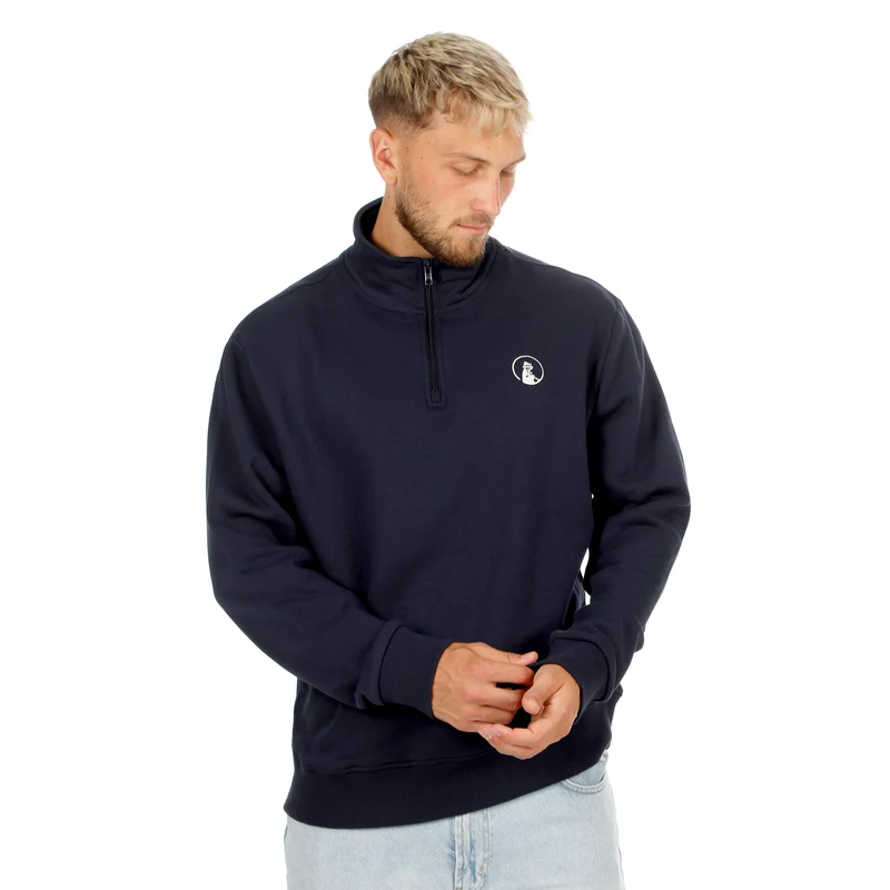 Essential Troyer Sweatshirt Herren-dunkelblau
