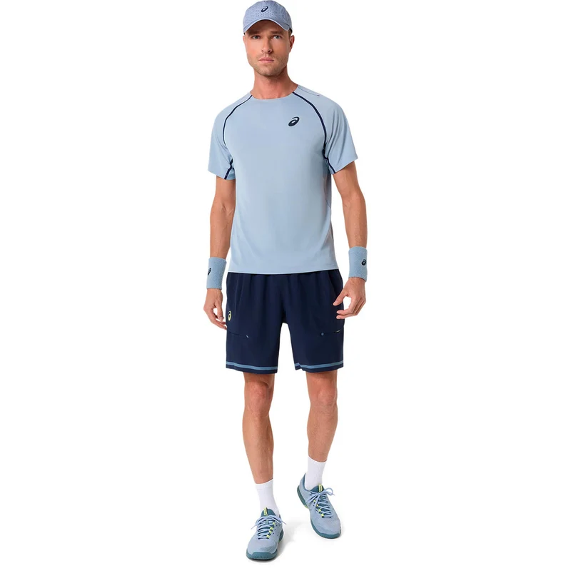 Match T-Shirt Herren-blaugrau