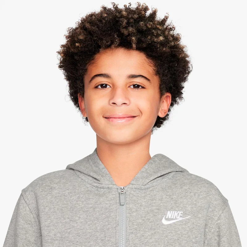 Club Fleece Full-Zip Sweatjacke Kinder - grau