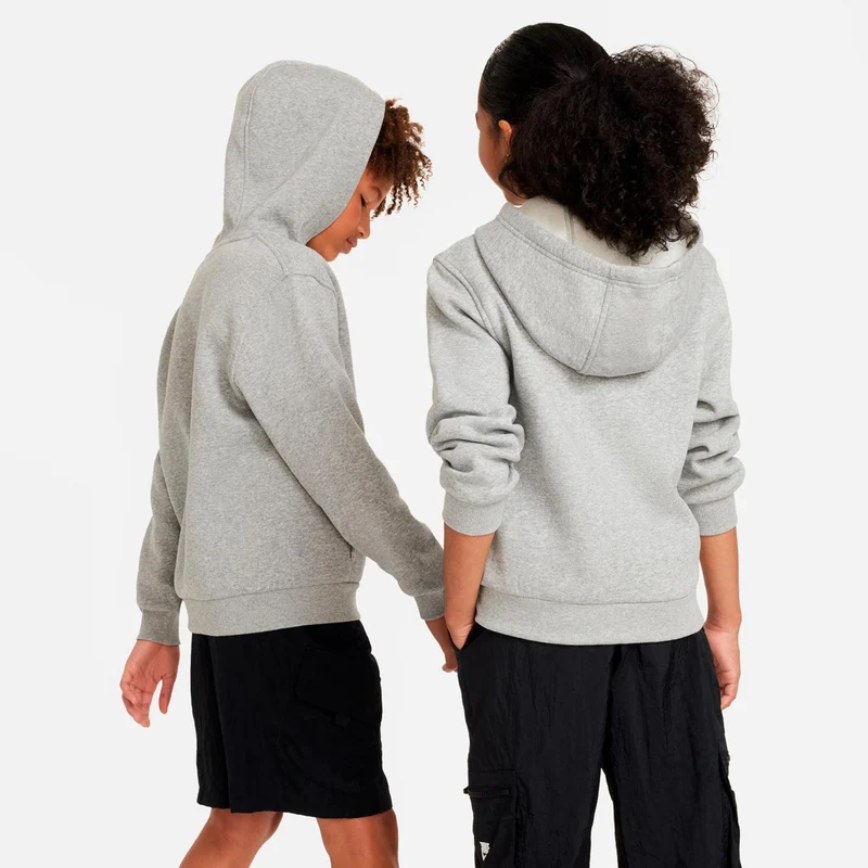 Club Fleece Full-Zip Sweatjacke Kinder - grau