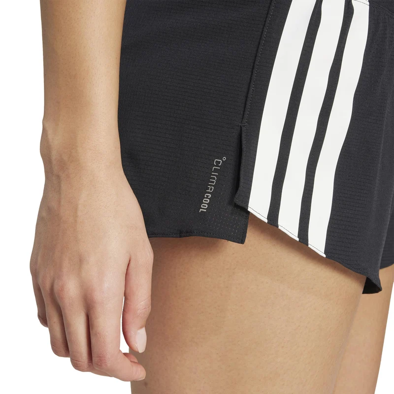 adizero Gel 3in Laufshorts Damen-schwarz