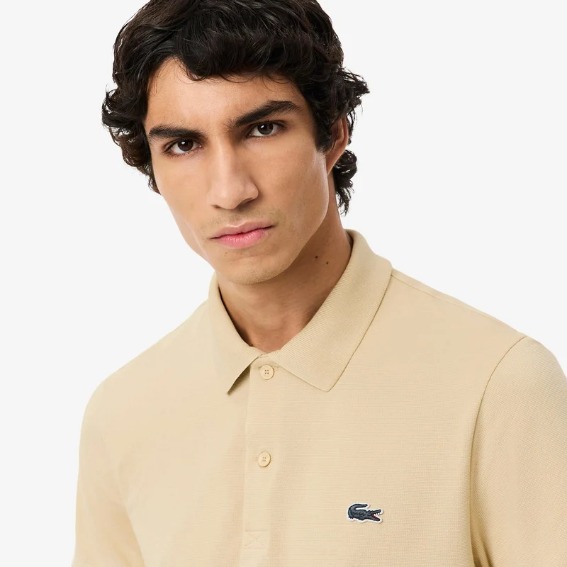 Polo Herren - beige, weiß
