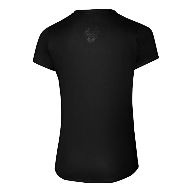 Core Graphic Laufshirt Damen-Schwarz