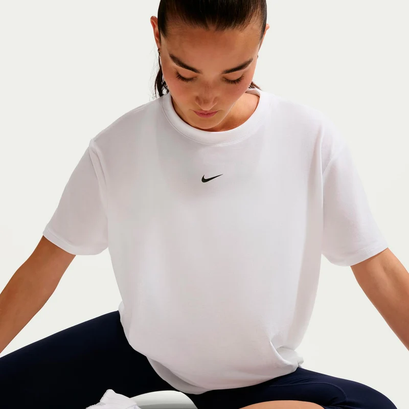 One Relaxed Dri-Fit T-Shirt Damen-weiß