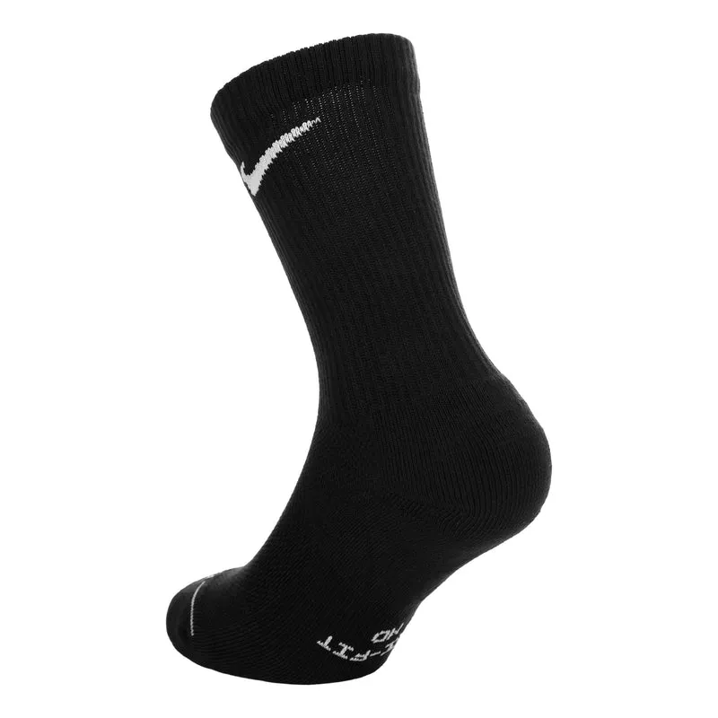 Crew Tennissocken 3er Pack Unisex - schwarz