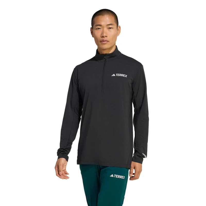 Terrex XPR Half-Zip Laufshirt Herren-Schwarz