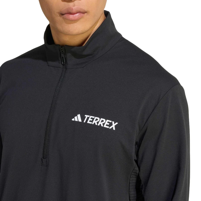 Terrex XPR Half-Zip Laufshirt Herren-Schwarz