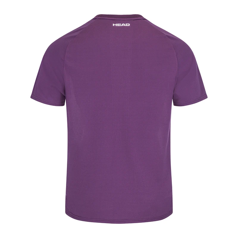 Performance T-Shirt Herren - weiß, lila