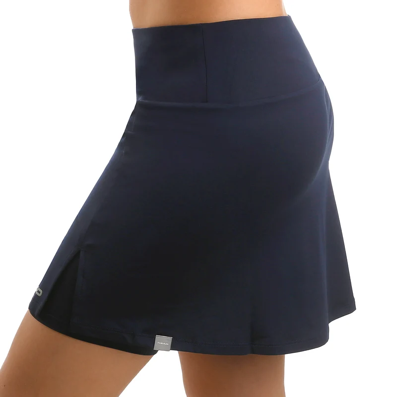 Club Basic Long Rock Damen-Dunkelblau,Silber