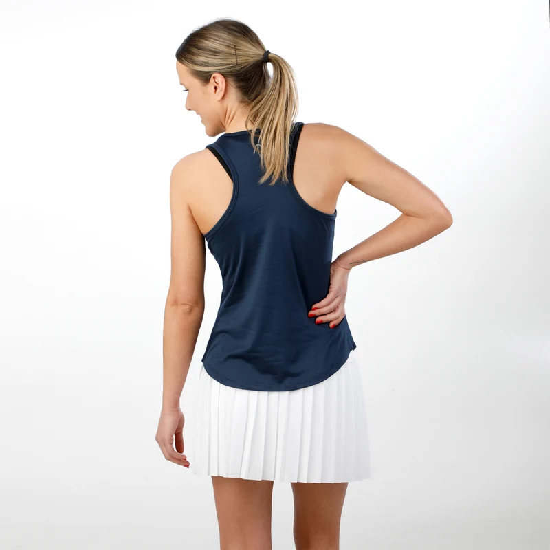 Janet Tank-Top Special Edition Damen-Dunkelblau,Weiß