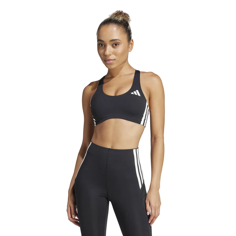 Adizero Medium Support Sport-BH Damen-Schwarz