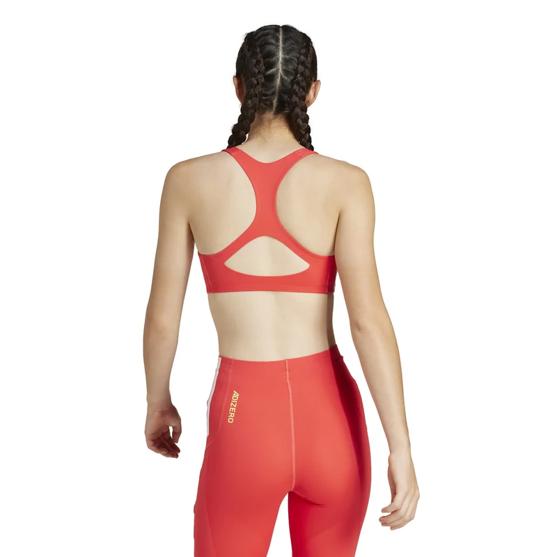 Adizero Medium Support Sport-BH Damen-Koralle