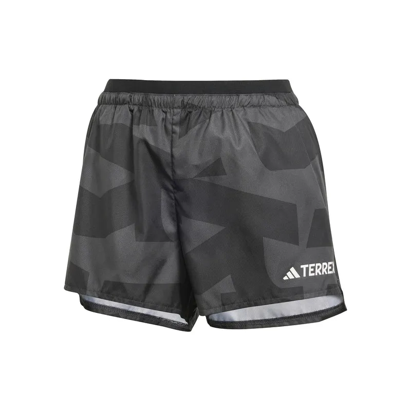 Terrex MT Light 3in Laufshorts Damen-Schwarz,Grau