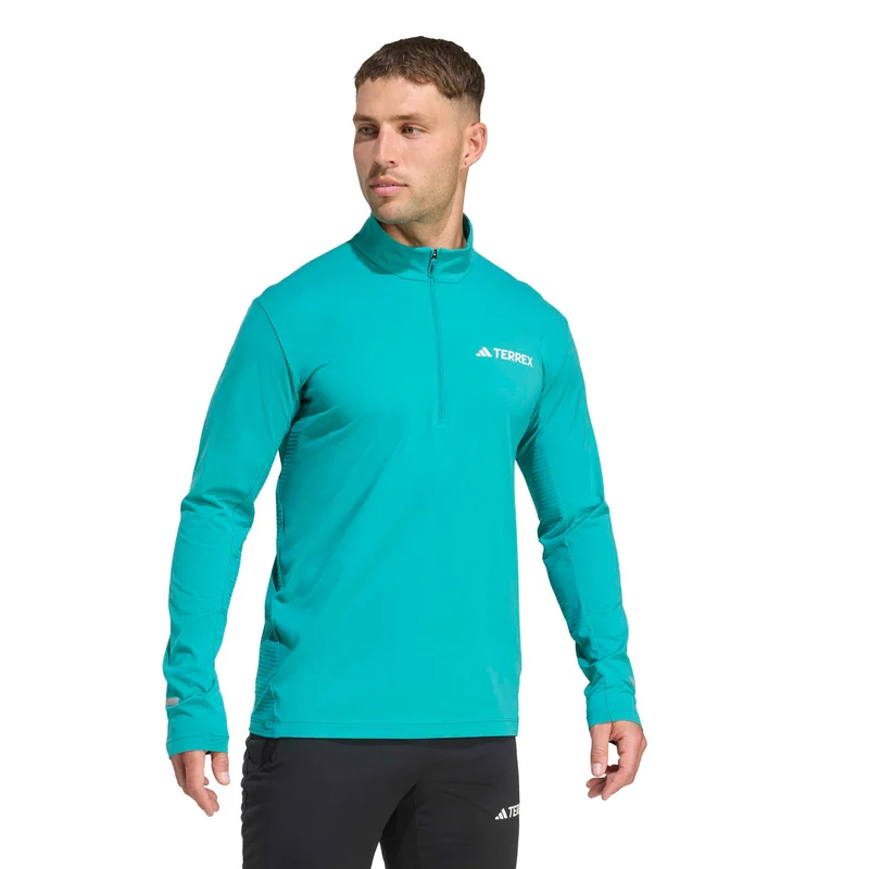 Terrex XPR Half-Zip Laufshirt Herren-Grün
