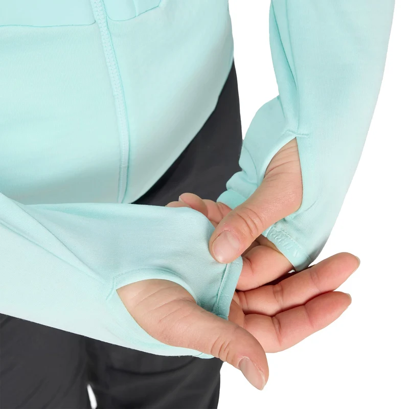 Terrex TRK ClimaWarm Fleece Laufjacke Damen-Türkis