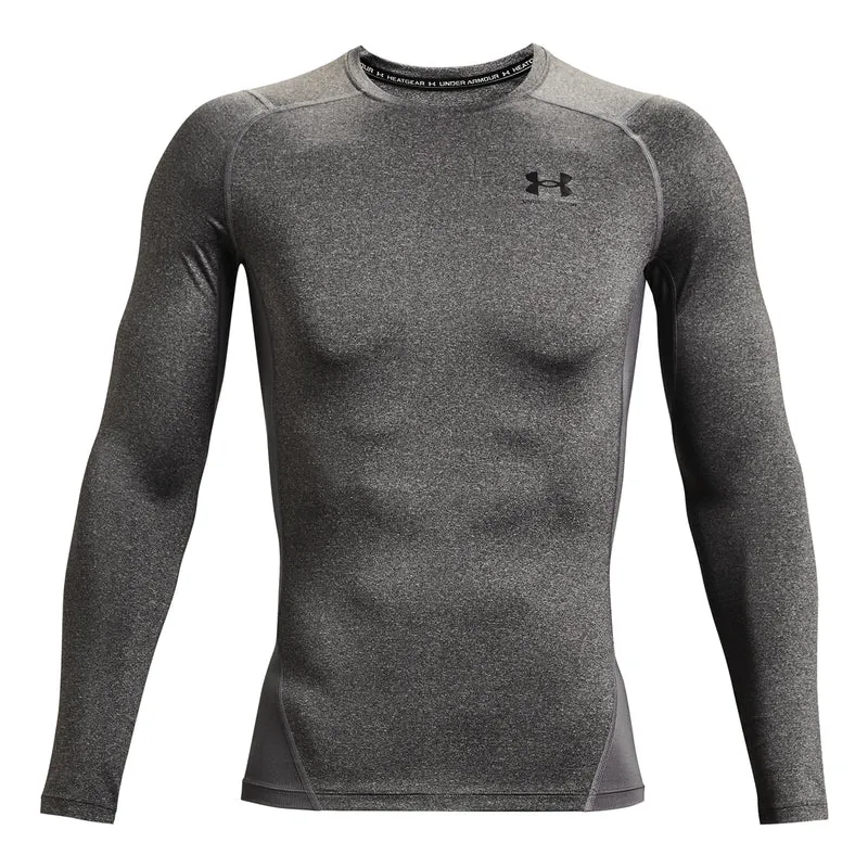 Heatgear Comp Longsleeve Herren-Anthrazit,Schwarz