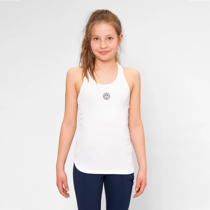 Crew Tank-Top Mädchen-Weiß