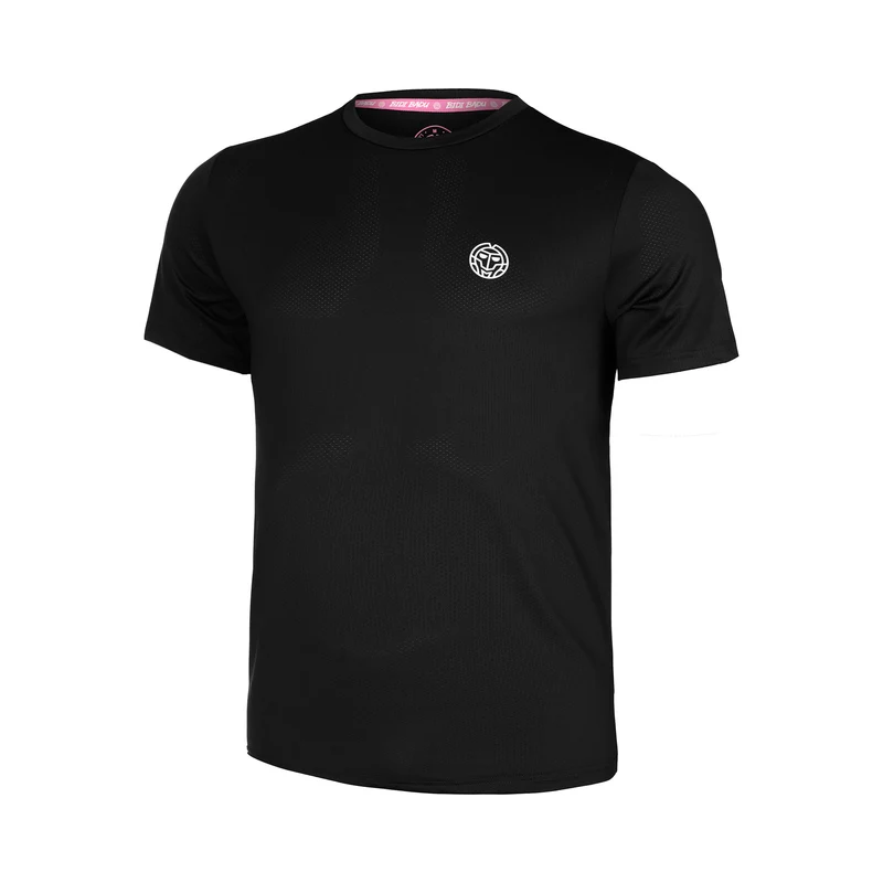 Crew T-Shirt Jungen-Schwarz