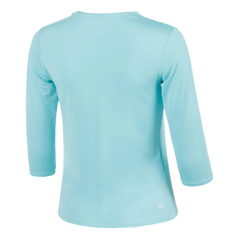 Crew 2.0 V-Neck Longsleeve Damen-türkis