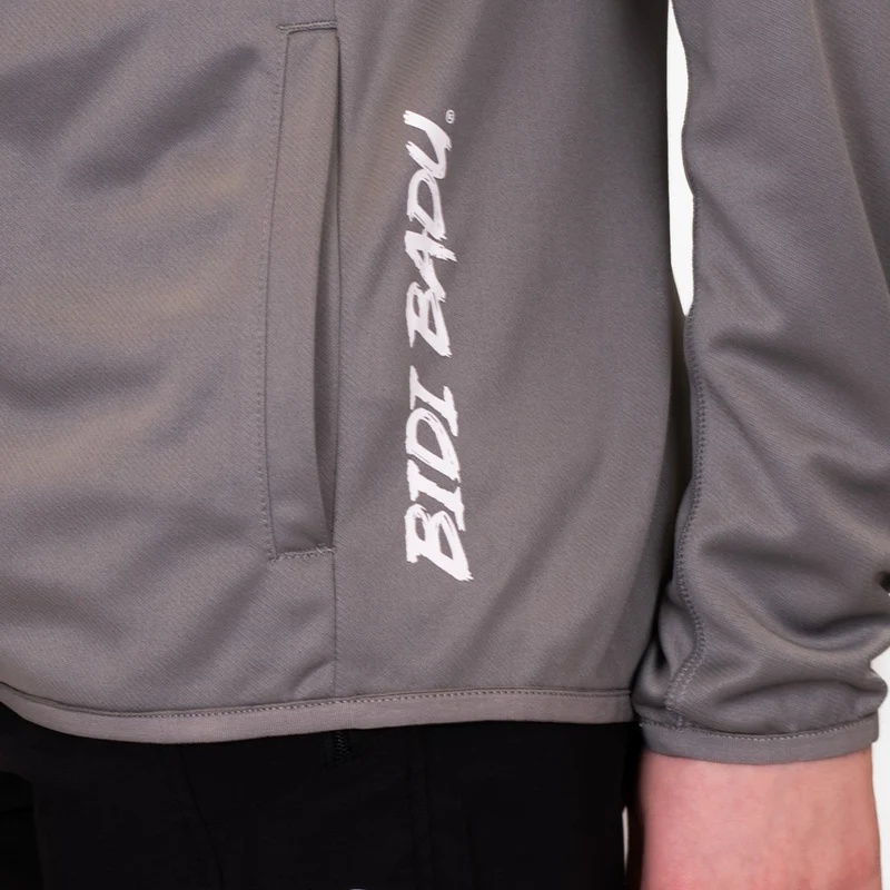Crew Hood Trainingsjacke Jungen-Grau